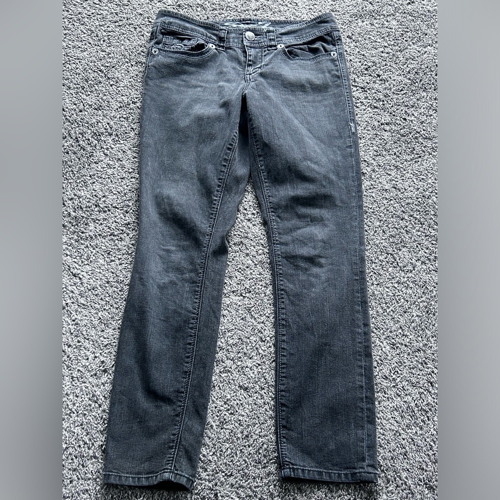 Seven 7 black skinny jeans 6 8